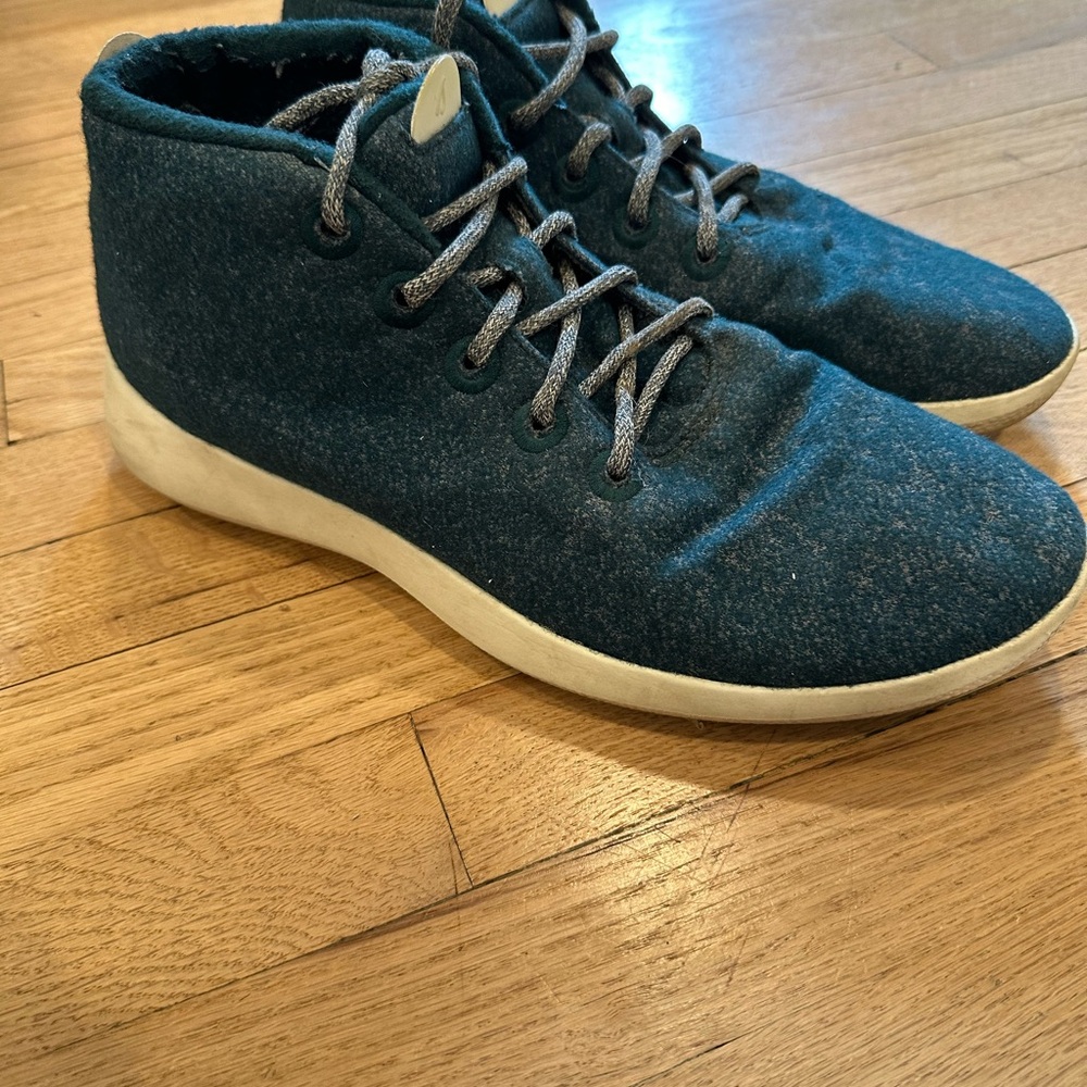 Allbirds Men's Teal High-Top Sneakers